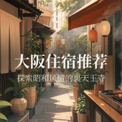 大阪住宿推荐：探索昭和风情的裏天王寺