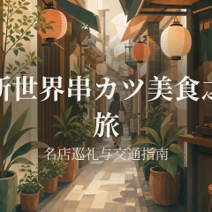新世界串カツ美食之旅｜名店巡礼与交通指南