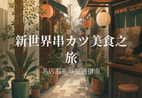 新世界串カツ美食之旅｜名店巡礼与交通指南