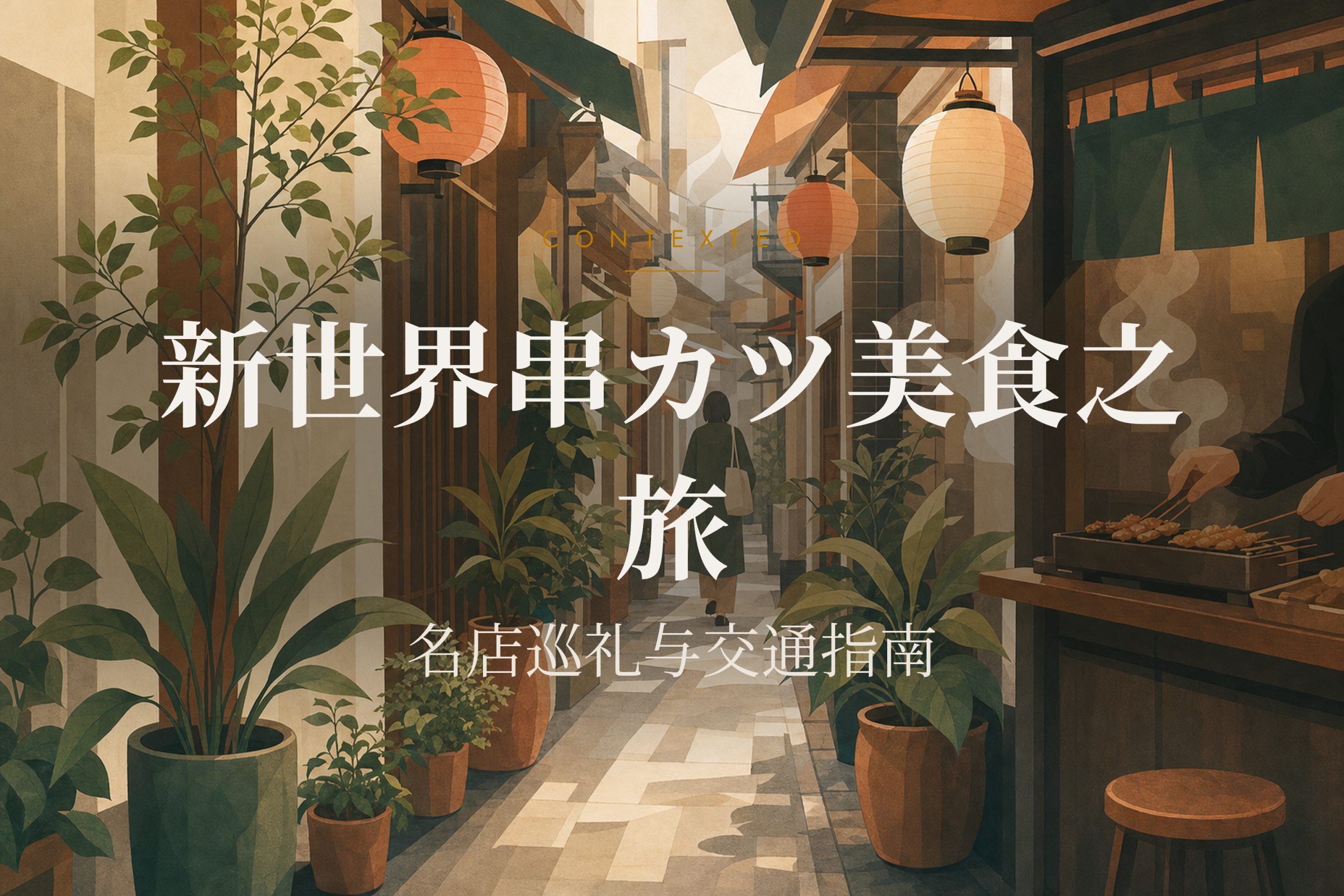 新世界串カツ美食之旅｜名店巡礼与交通指南
