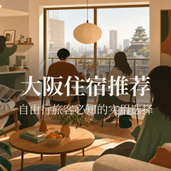 大阪住宿推荐：自由行旅客必知的实用选择