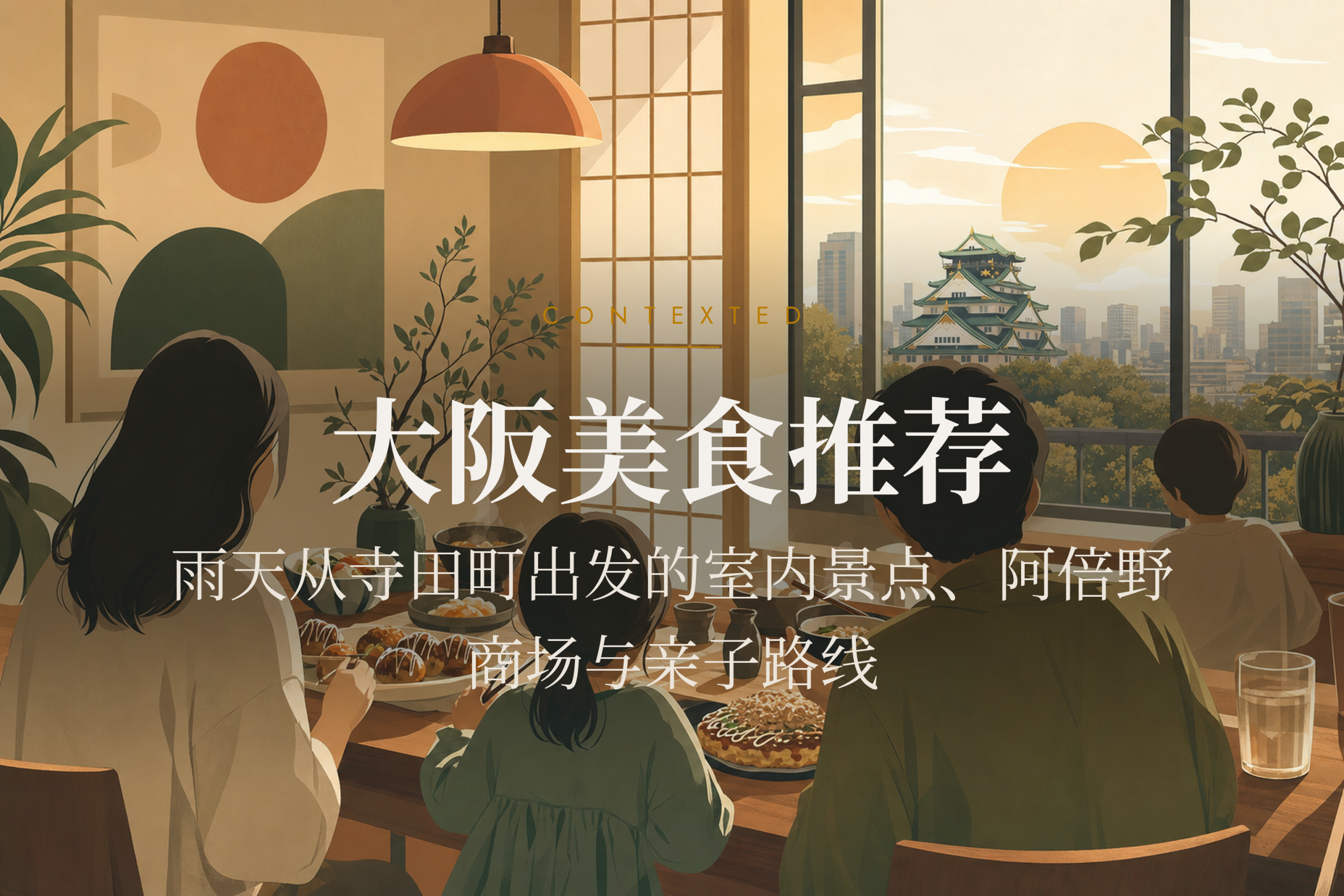 大阪美食推荐：雨天从寺田町出发的室内景点、阿倍野商场与亲子路线