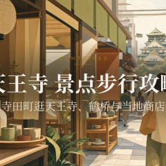 天王寺 景点步行攻略：从寺田町逛天王寺、鹤桥与当地商店街