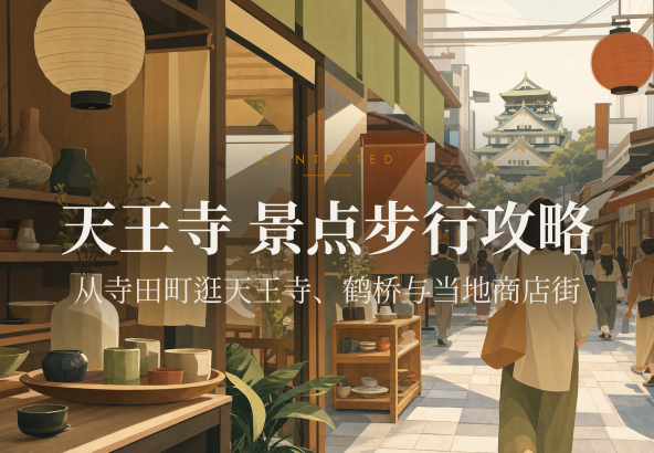 天王寺 景点步行攻略：从寺田町逛天王寺、鹤桥与当地商店街