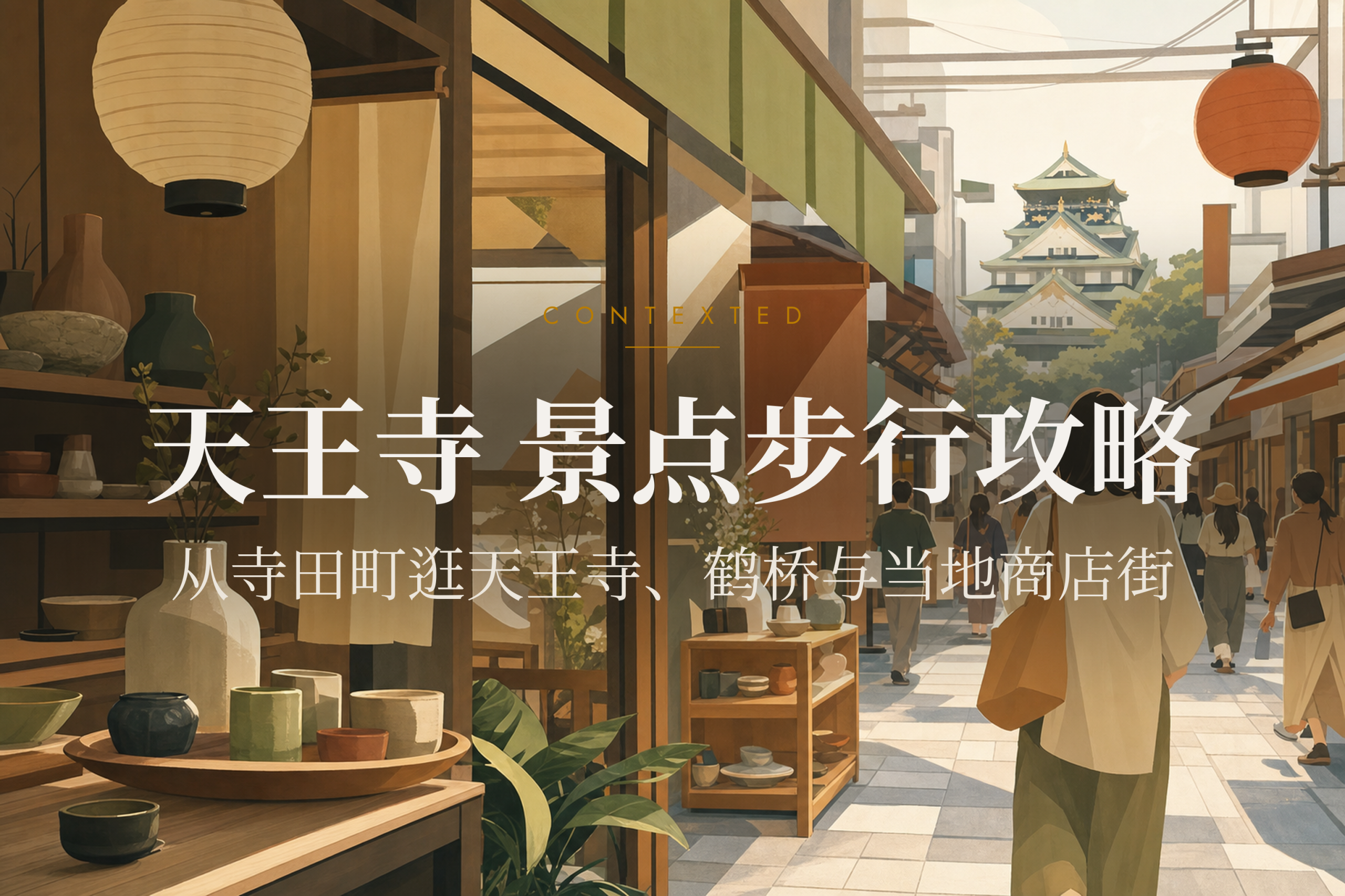 天王寺 景点步行攻略：从寺田町逛天王寺、鹤桥与当地商店街