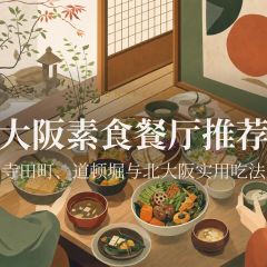 大阪素食餐厅推荐：寺田町、道顿堀与北大阪实用吃法