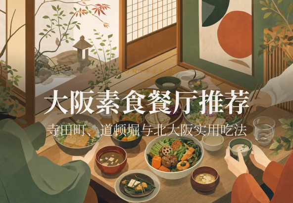 大阪素食餐厅推荐：寺田町、道顿堀与北大阪实用吃法