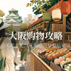 大阪购物攻略：必买伴手礼、采购地点与避坑建议