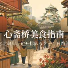 心斋桥美食指南：必吃餐厅、避开排队与亲子半日路线