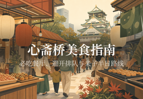 心斋桥美食指南：必吃餐厅、避开排队与亲子半日路线