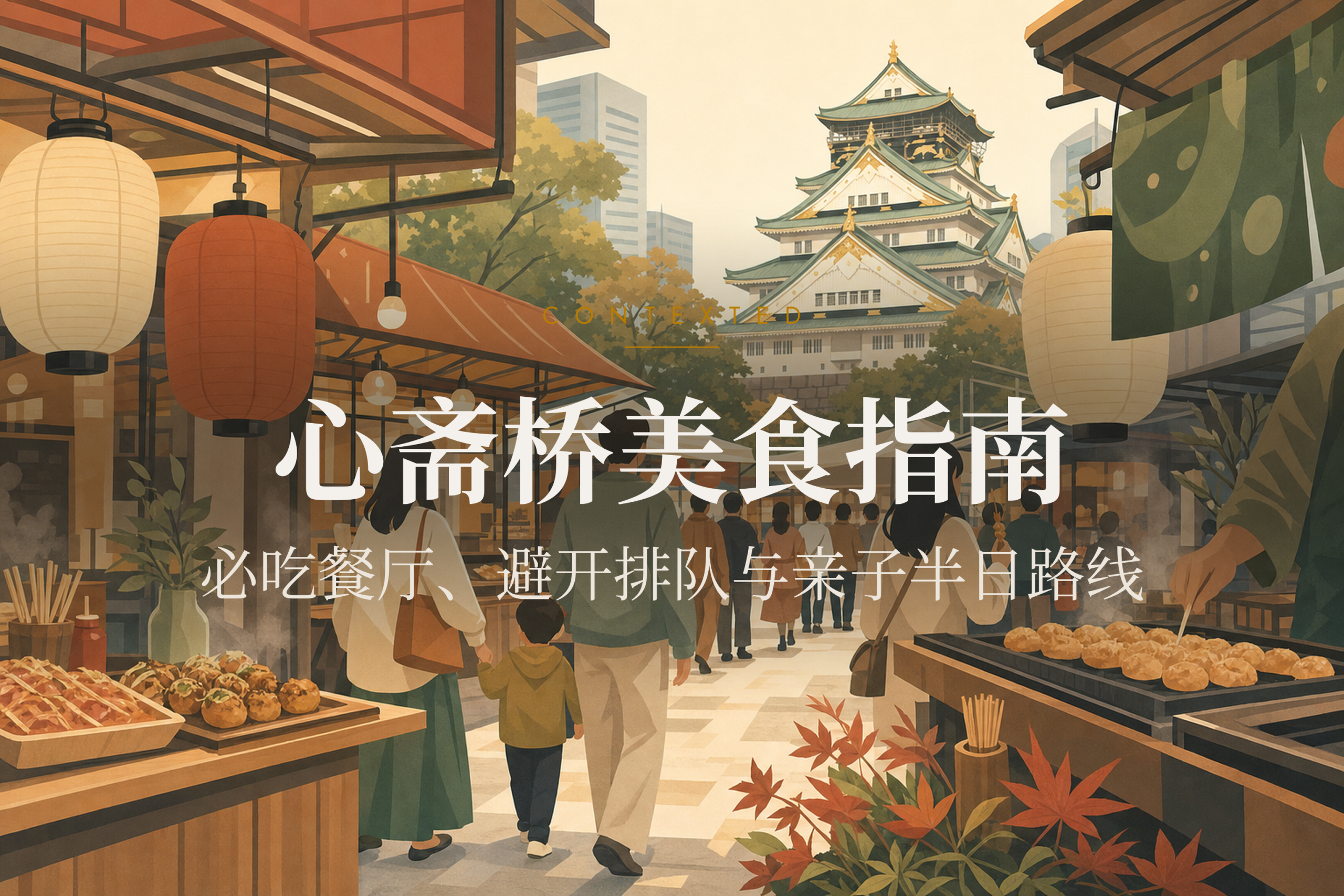 心斋桥美食指南：必吃餐厅、避开排队与亲子半日路线