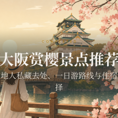 大阪赏樱景点推荐：在地人私藏去处、一日游路线与住宿选择