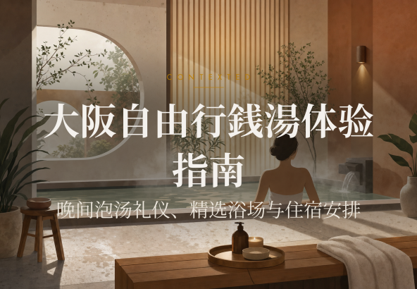 大阪自由行銭湯体验指南：晚间泡汤礼仪、精选浴场与住宿安排