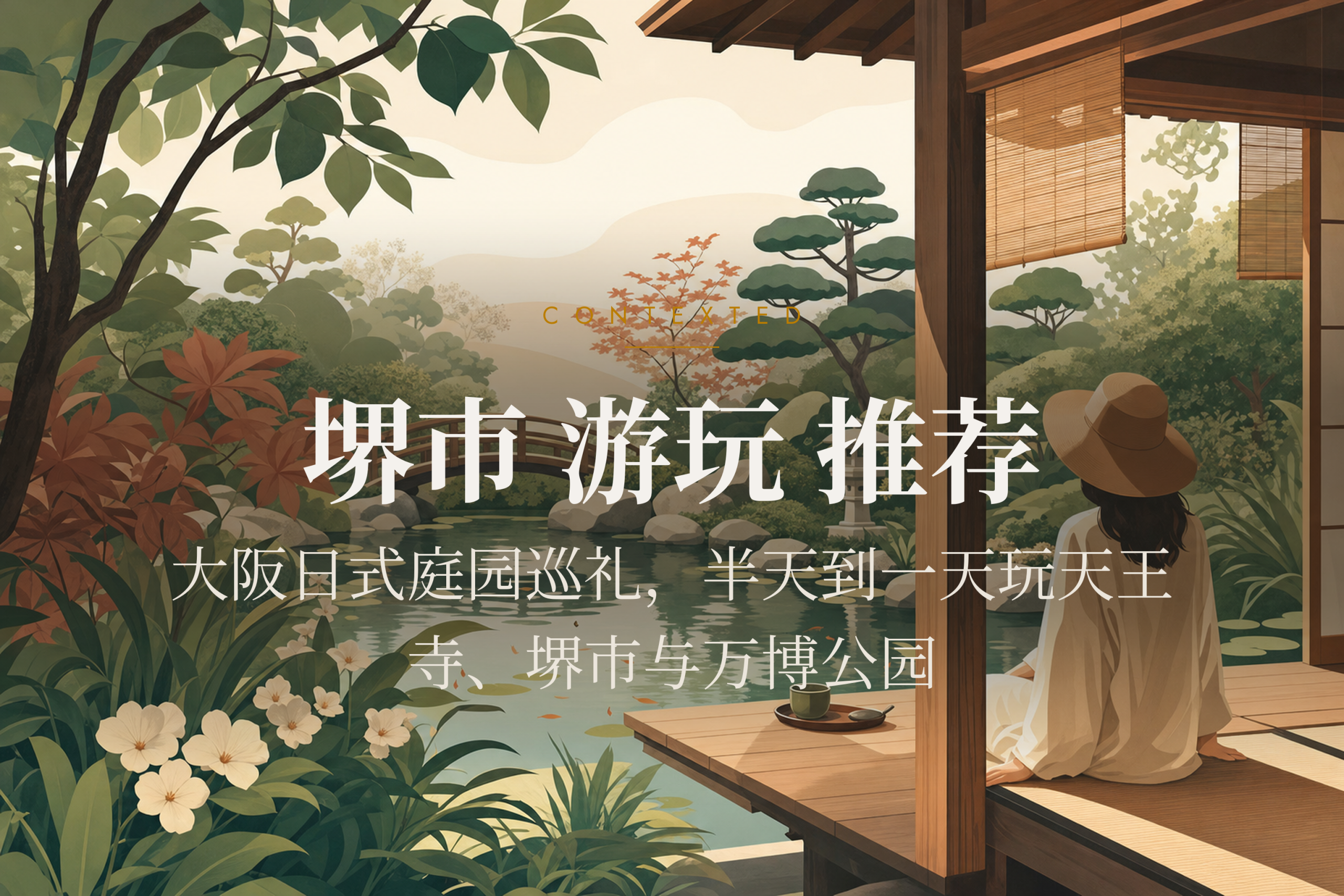 堺市 游玩 推荐：大阪日式庭园巡礼，半天到一天玩天王寺、堺市与万博公园