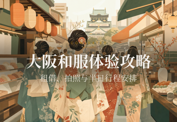 大阪和服体验攻略：租借、拍照与半日行程安排
