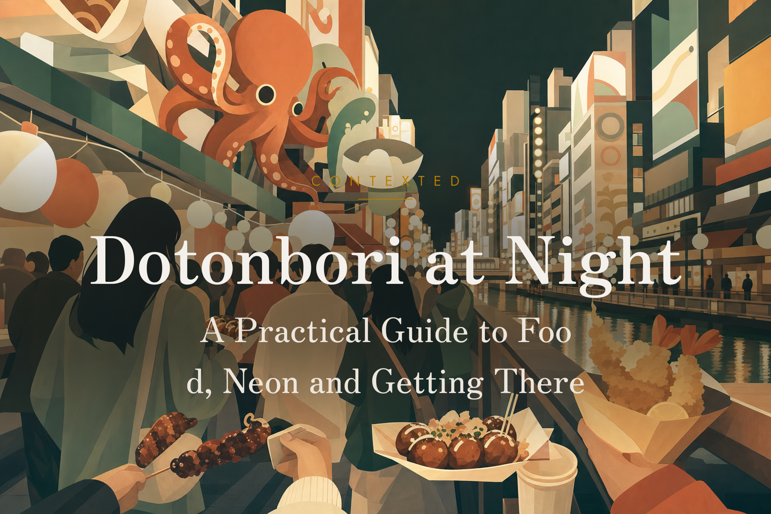 Dotonbori at Night: A Practical Guide to Food, Neon and Getting There アイキャッチ