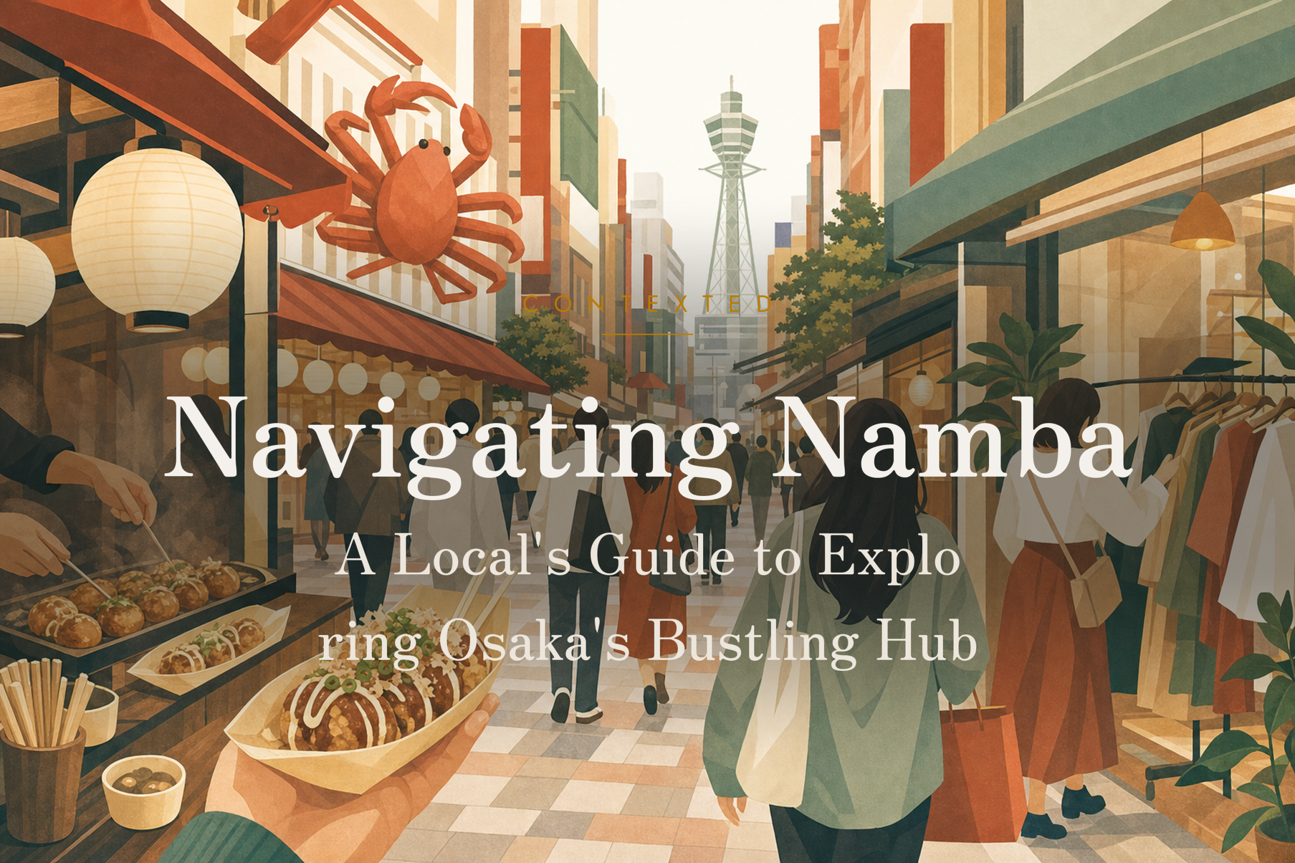 Navigating Namba: A Local's Guide to Exploring Osaka's Bustling Hub アイキャッチ