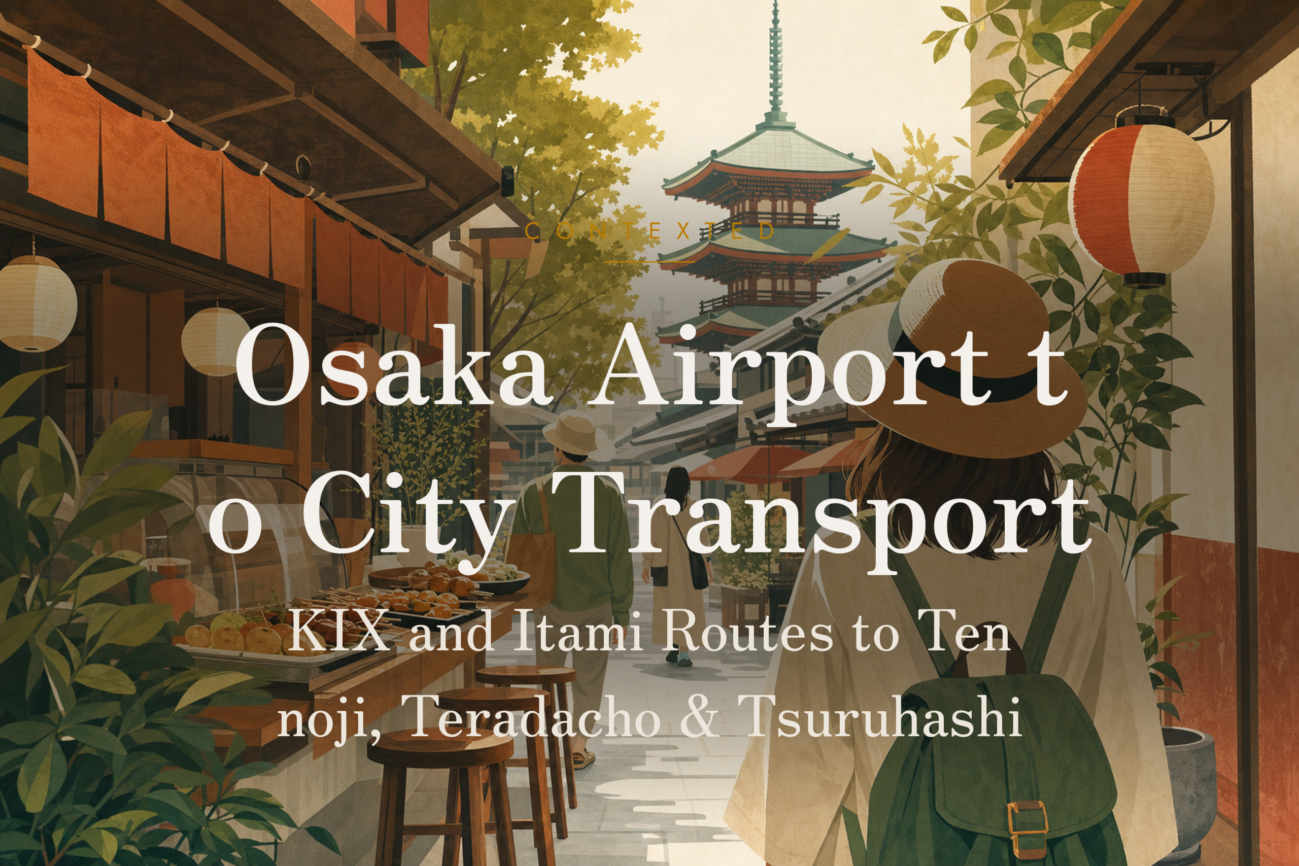 Osaka Airport to City Transport: KIX and Itami Routes to Tennoji, Teradacho & Tsuruhashi アイキャッチ