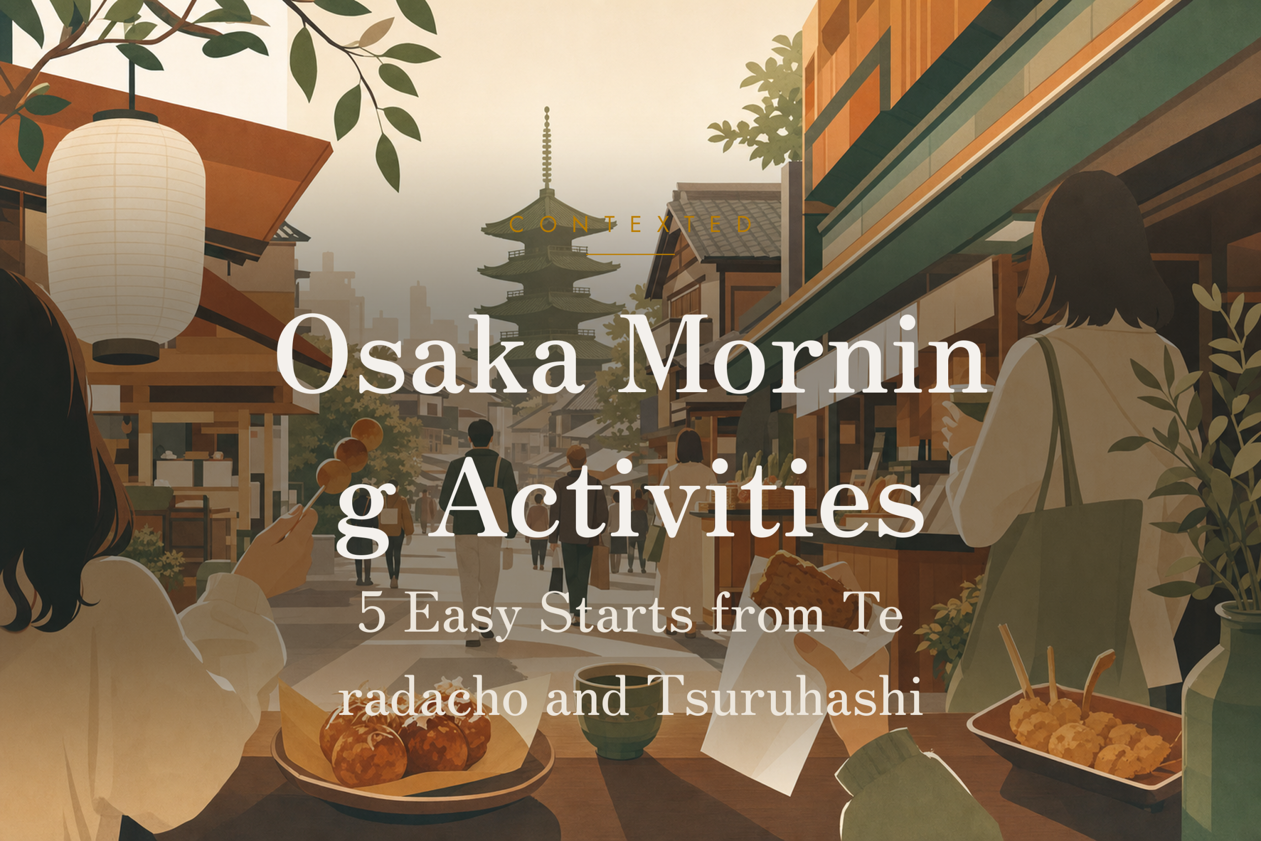 Osaka Morning Activities: 5 Easy Starts from Teradacho and Tsuruhashi アイキャッチ