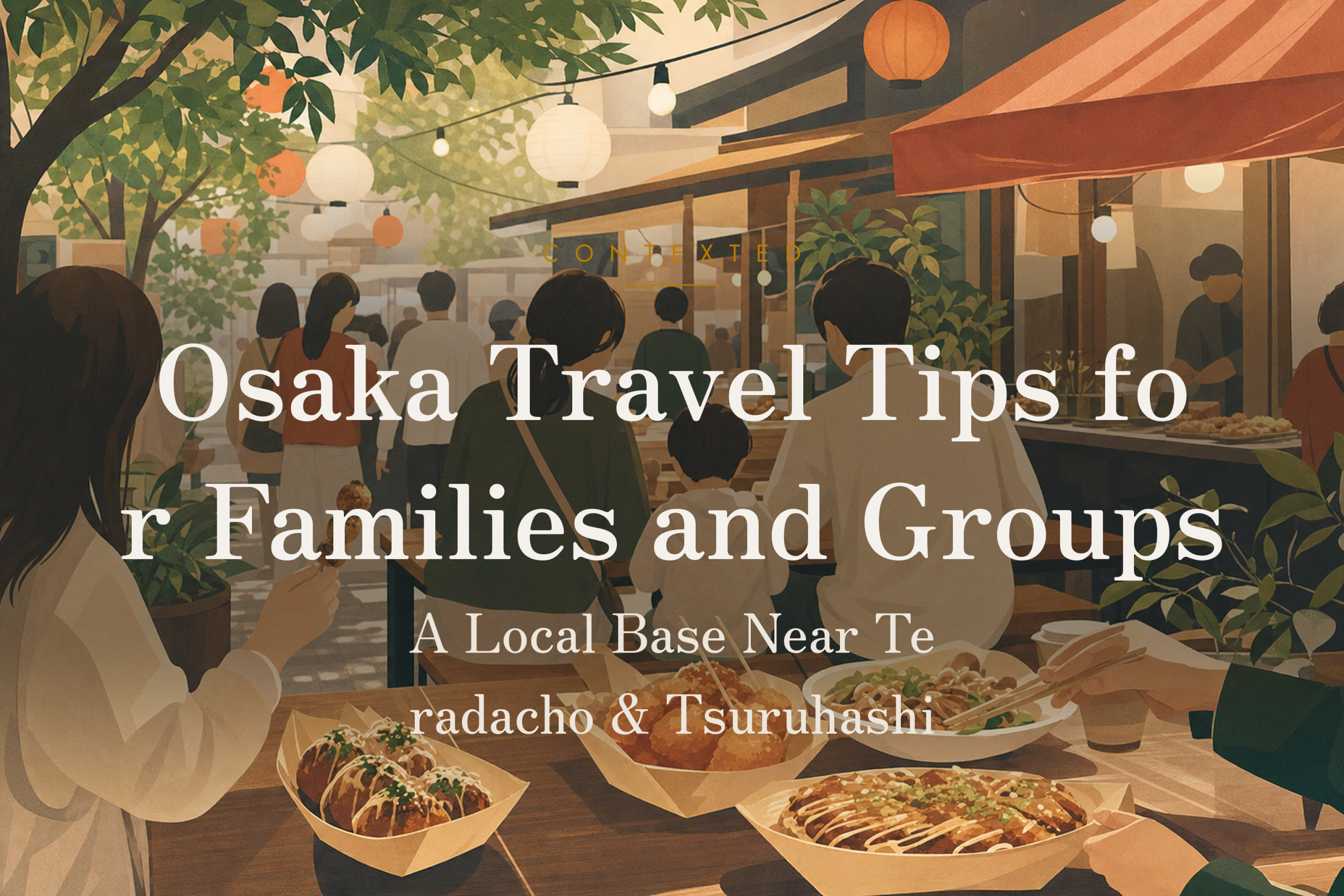 Osaka Travel Tips for Families and Groups: A Local Base Near Teradacho & Tsuruhashi アイキャッチ