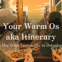 Your Warm Osaka Itinerary: A Day from Tsuruhashi to Dotonbori アイキャッチ