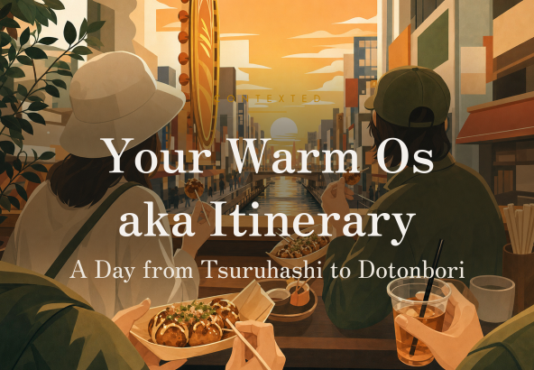 Your Warm Osaka Itinerary: A Day from Tsuruhashi to Dotonbori アイキャッチ