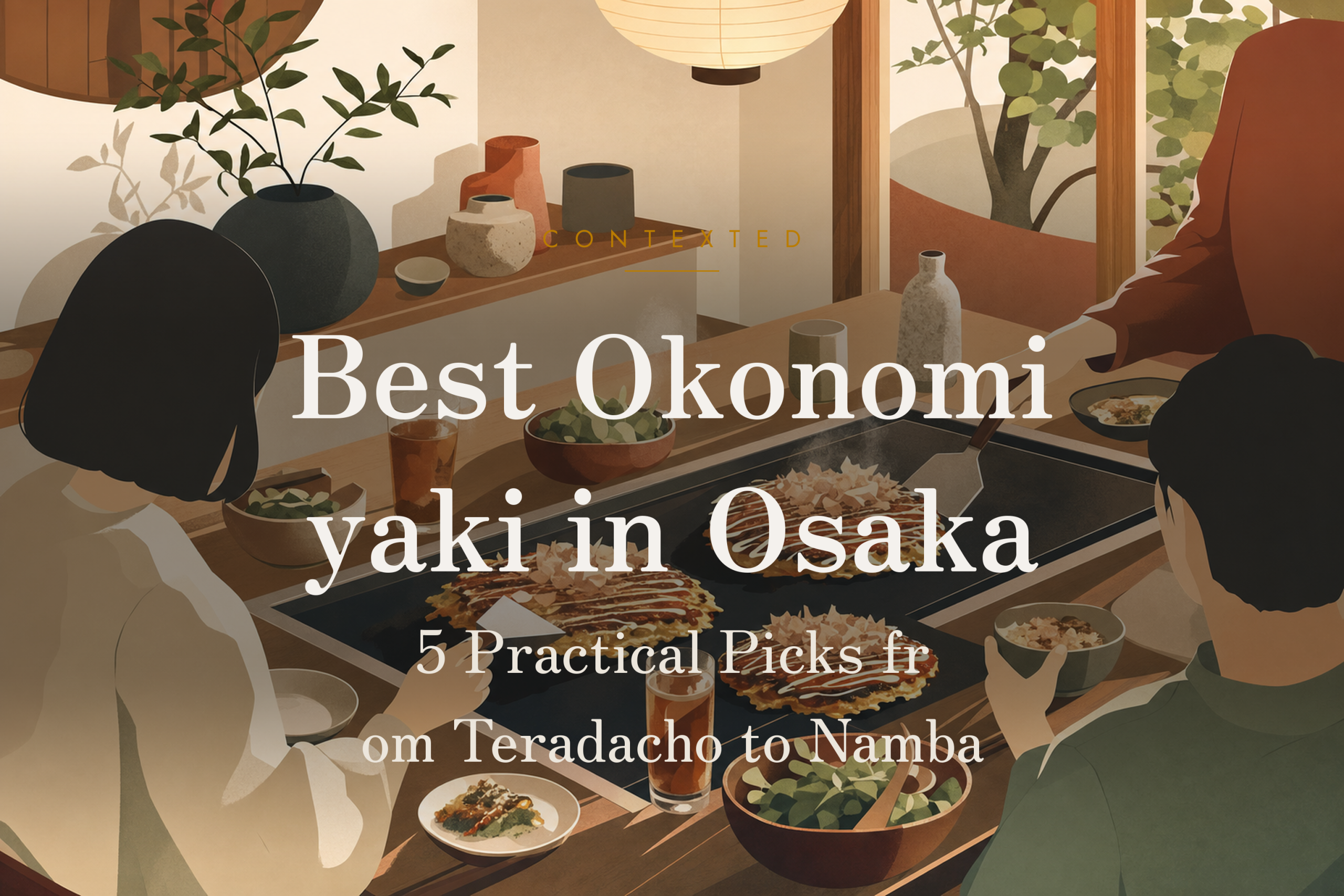 Best Okonomiyaki in Osaka: 5 Practical Picks from Teradacho to Namba アイキャッチ