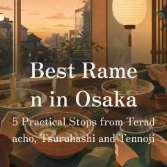 Best Ramen in Osaka: 5 Practical Stops from Teradacho, Tsuruhashi and Tennoji アイキャッチ
