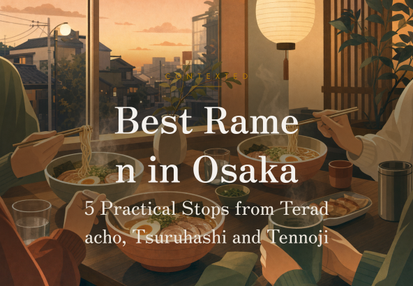 Best Ramen in Osaka: 5 Practical Stops from Teradacho, Tsuruhashi and Tennoji アイキャッチ