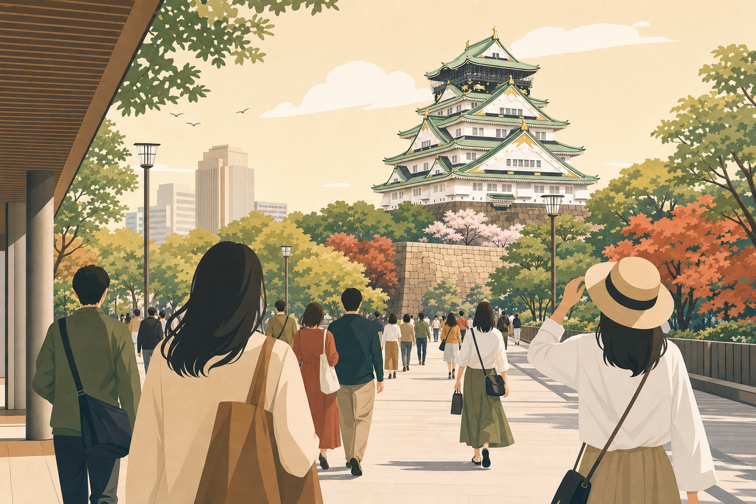 Osaka Castle Cost: Tickets, Transport, Best Visit Time and Group Stay Tips のイメージ 2