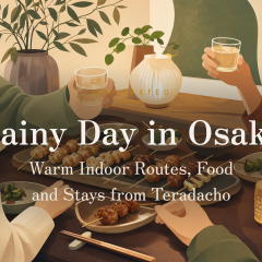 Rainy Day in Osaka: Warm Indoor Routes, Food and Stays from Teradacho アイキャッチ