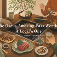 Is the Osaka Amazing Pass Worth It? A Local’s One-Day Route, Costs and Quieter Stops アイキャッチ