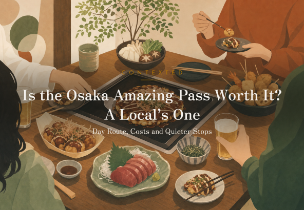 Is the Osaka Amazing Pass Worth It? A Local’s One-Day Route, Costs and Quieter Stops アイキャッチ