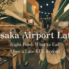 Osaka Airport Late-Night Food: What to Eat After a Late KIX Arrival アイキャッチ