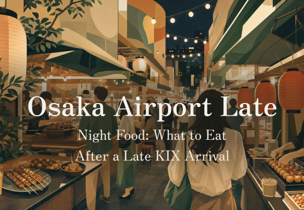 Osaka Airport Late-Night Food: What to Eat After a Late KIX Arrival アイキャッチ