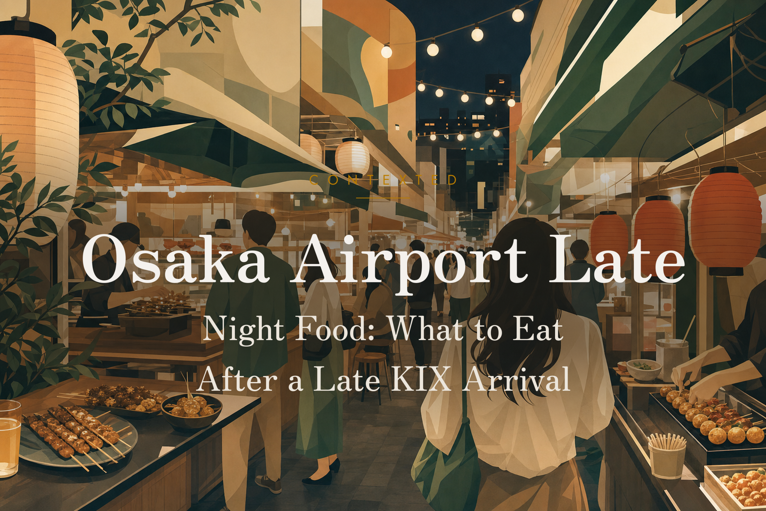 Osaka Airport Late-Night Food: What to Eat After a Late KIX Arrival アイキャッチ