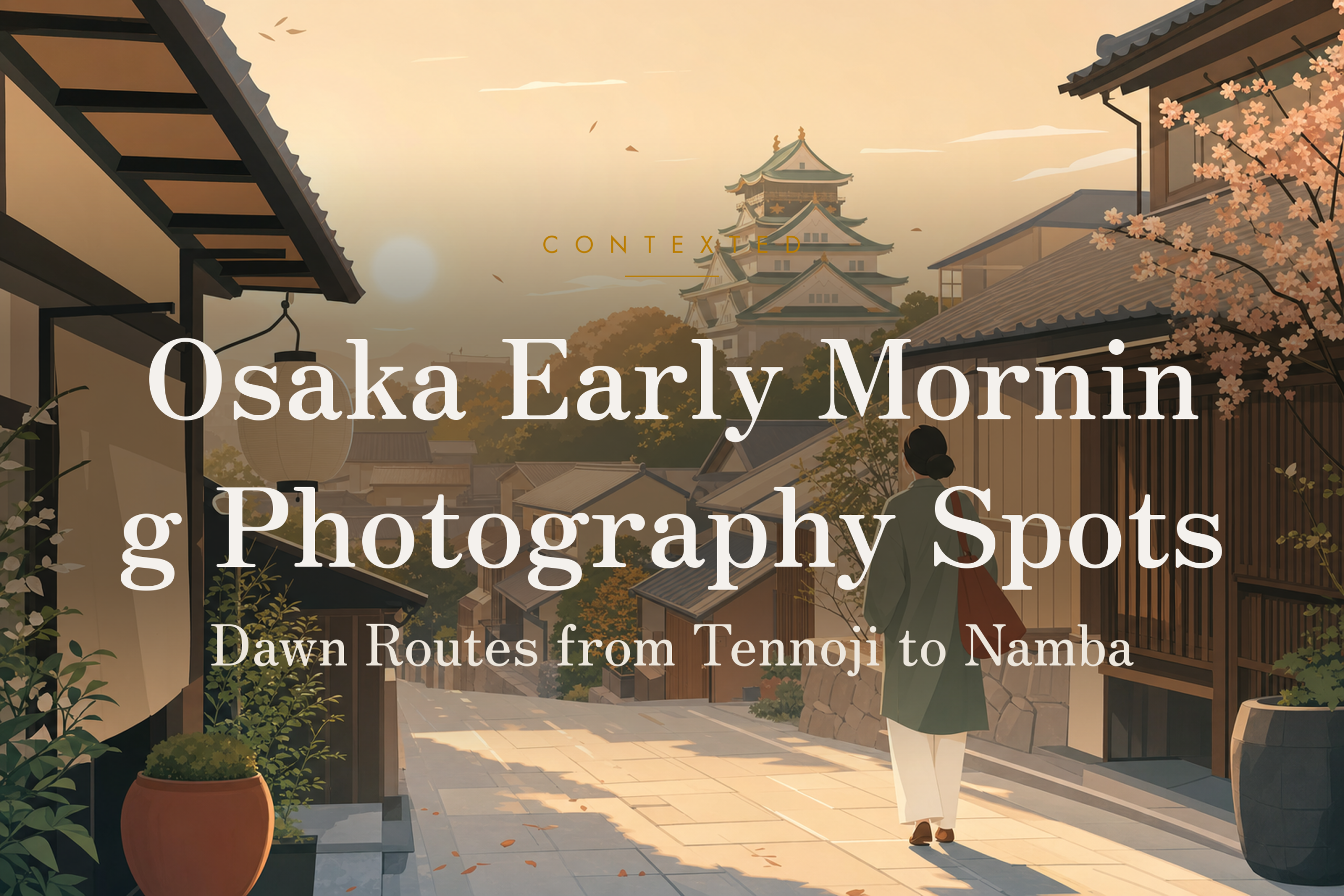 Osaka Early Morning Photography Spots: Dawn Routes from Tennoji to Namba アイキャッチ