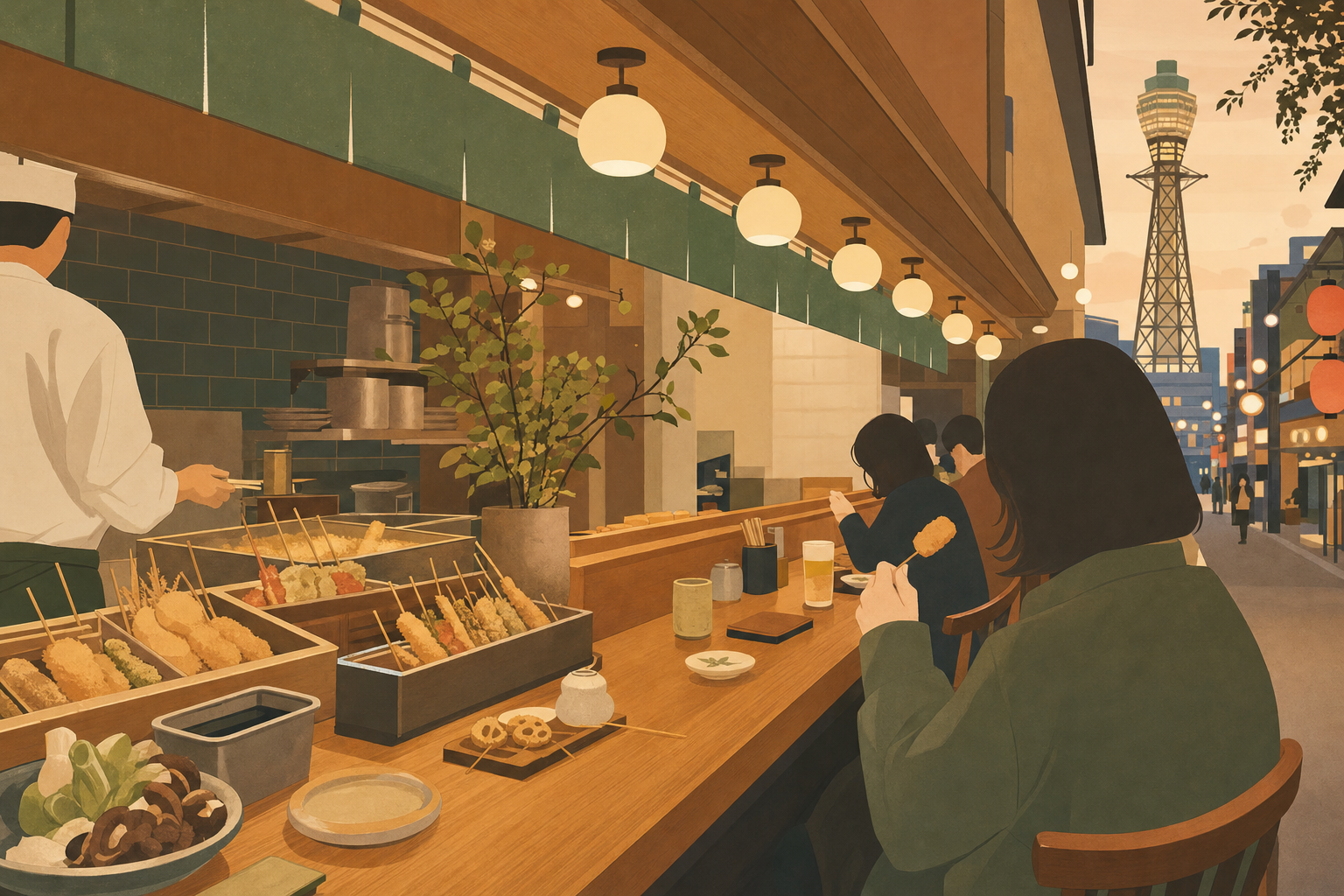 Osaka Street Food for Solo Travelers: A Practical Route from Kuromon to Shinsekai のイメージ 1
