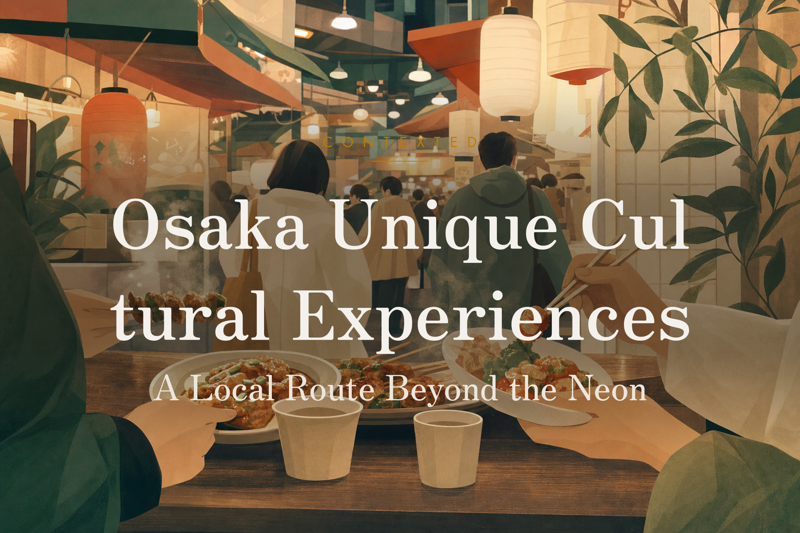 Osaka Unique Cultural Experiences: A Local Route Beyond the Neon アイキャッチ