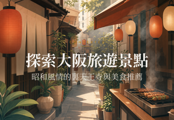 探索大阪旅遊景點：昭和風情的裏天王寺與美食推薦