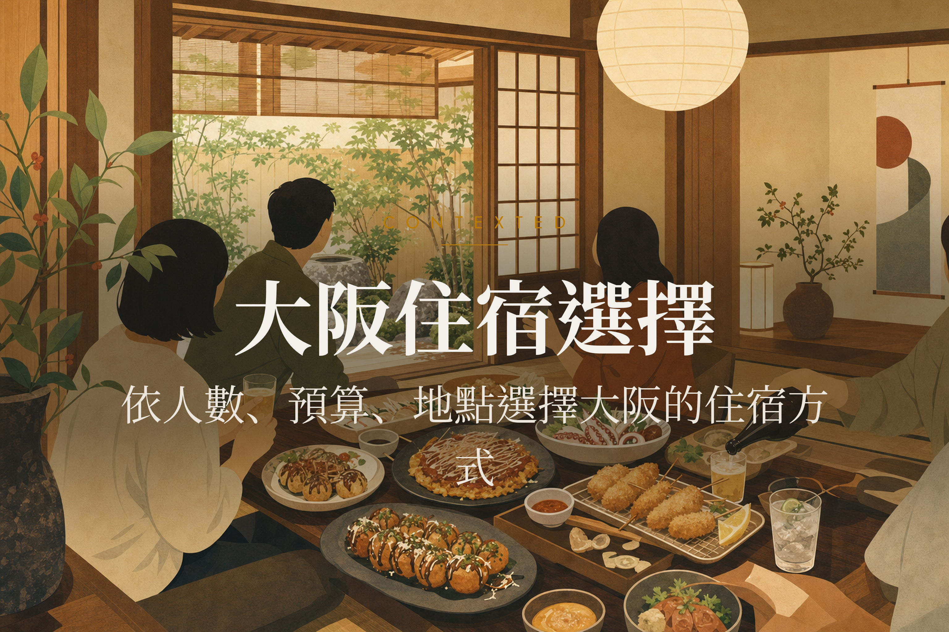 大阪住宿選擇｜依人數、預算、地點選擇大阪的住宿方式