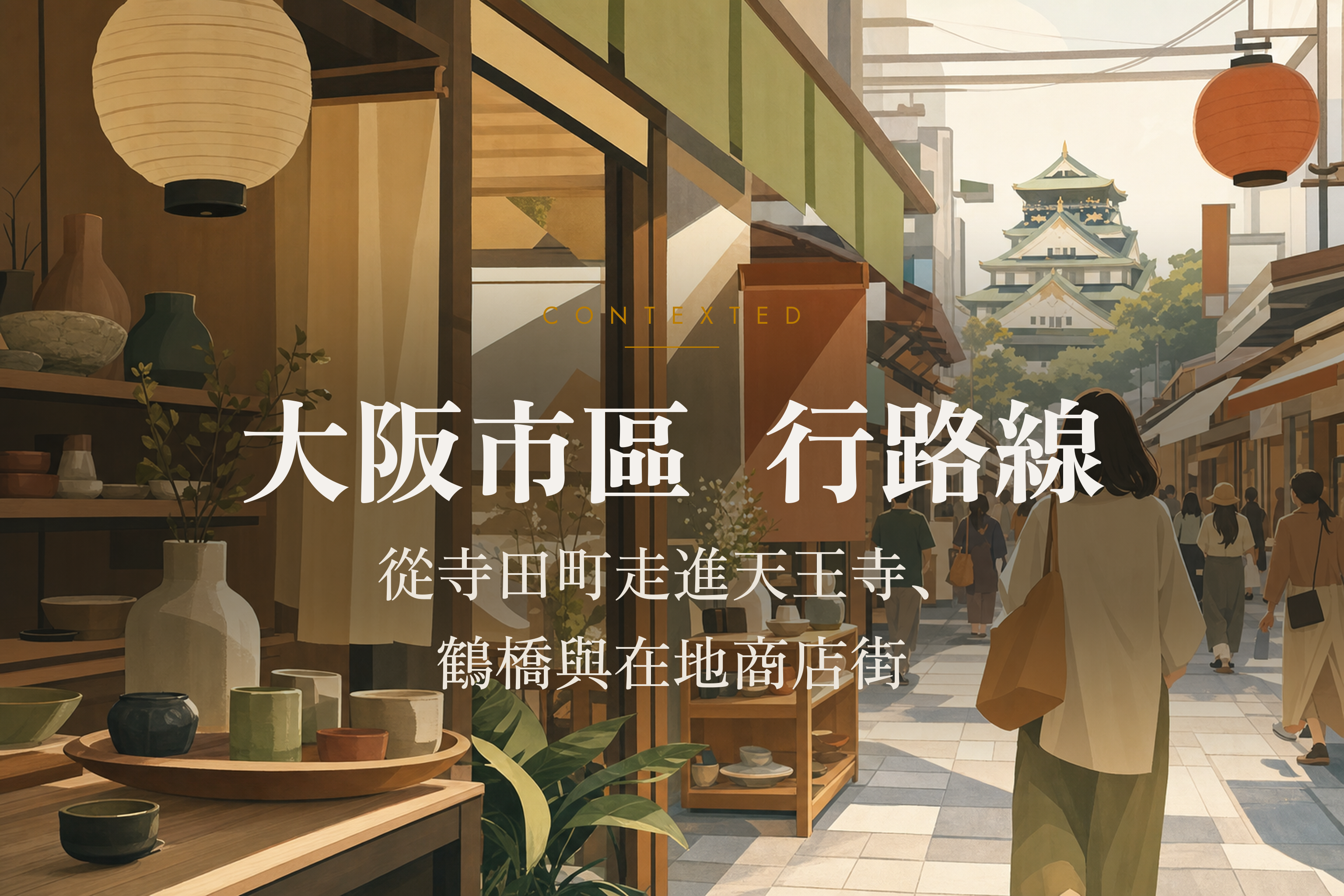 大阪市區步行路線：從寺田町走進天王寺、鶴橋與在地商店街 アイキャッチ