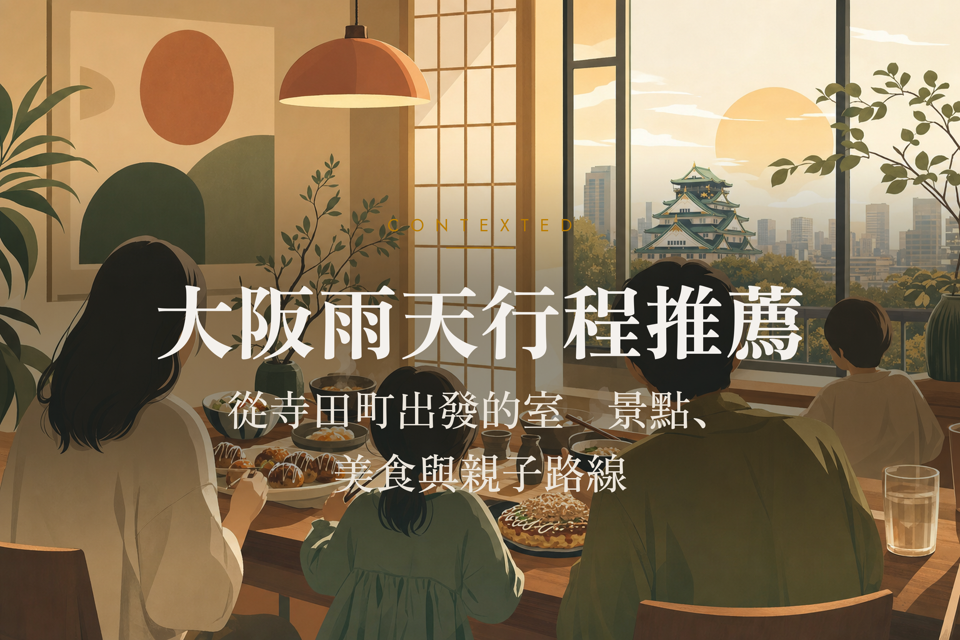 大阪雨天行程推薦：從寺田町出發的室內景點、美食與親子路線 アイキャッチ