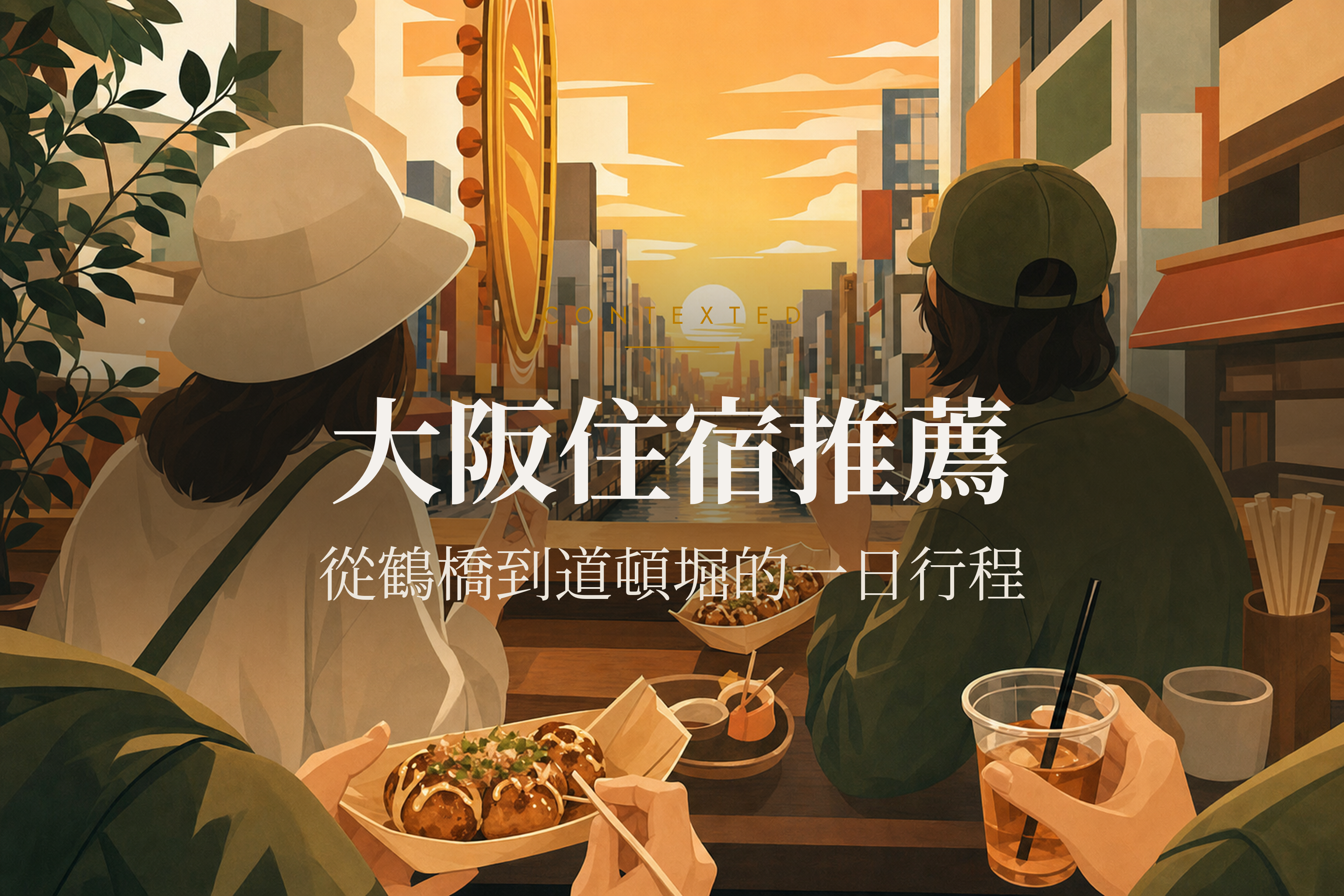 大阪住宿推薦：從鶴橋到道頓堀的一日行程