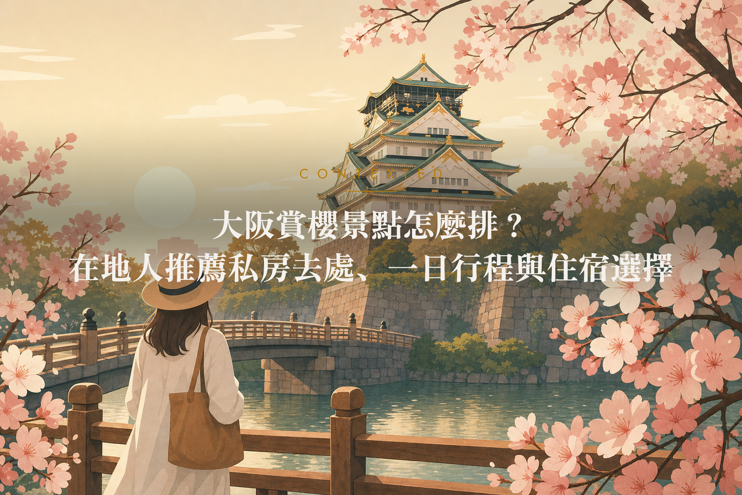 大阪賞櫻景點怎麼排？在地人推薦私房去處、一日行程與住宿選擇 アイキャッチ