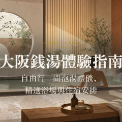 大阪銭湯體驗指南：自由行晚間泡湯禮儀、精選浴場與住宿安排 アイキャッチ