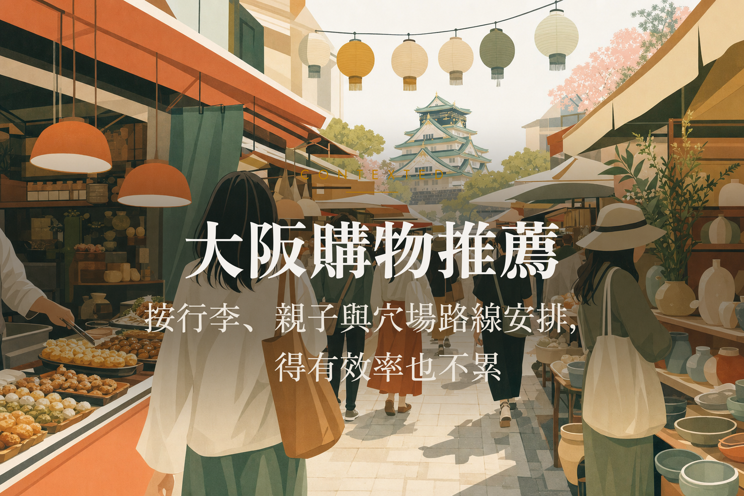 大阪購物推薦：按行李、親子與穴場路線安排，逛得有效率也不累 アイキャッチ