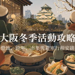 大阪冬季活動攻略：燈飾、跨年、市集與避寒行程安排 アイキャッチ