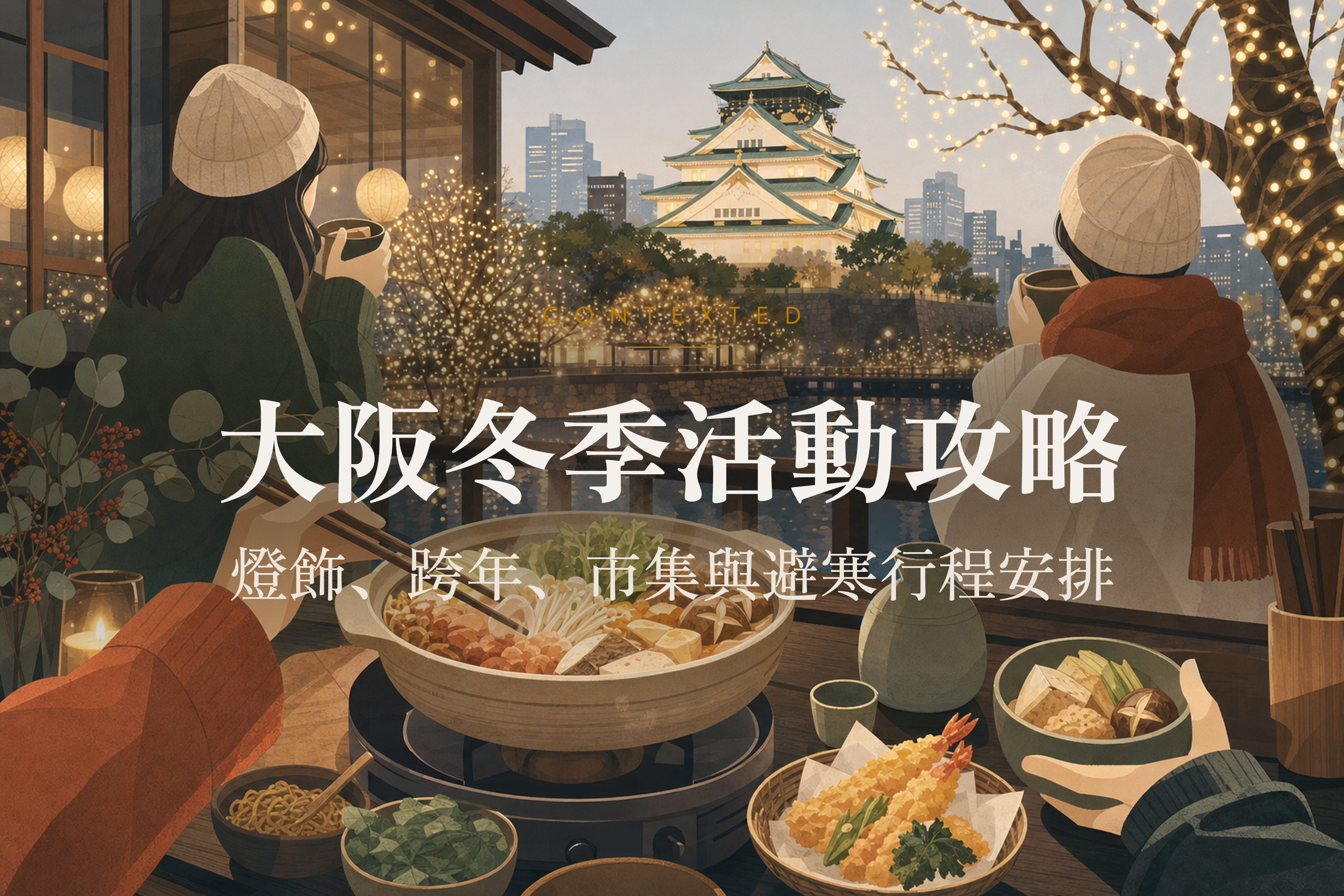 大阪冬季活動攻略：燈飾、跨年、市集與避寒行程安排 アイキャッチ