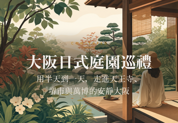 大阪日式庭園巡禮：用半天到一天，走進天王寺、堺市與萬博的安靜大阪 アイキャッチ